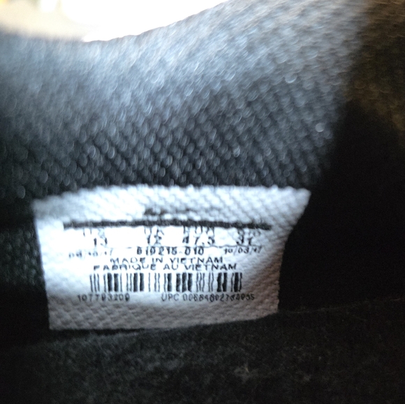 Nike TiempoX Black Indoor Soccer Shoes Size 13 - Picture 2 of 5